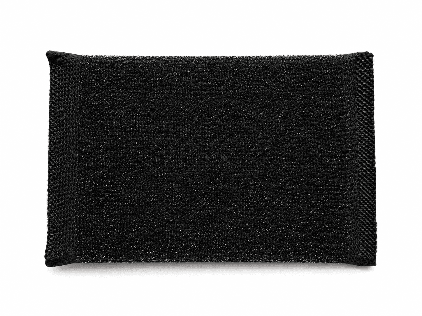 LECTUS stainless steel wool sponge in Charcoal Black