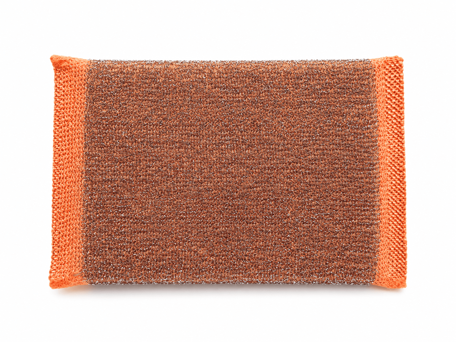LECTUS stainless steel wool sponge in Burnt Orange